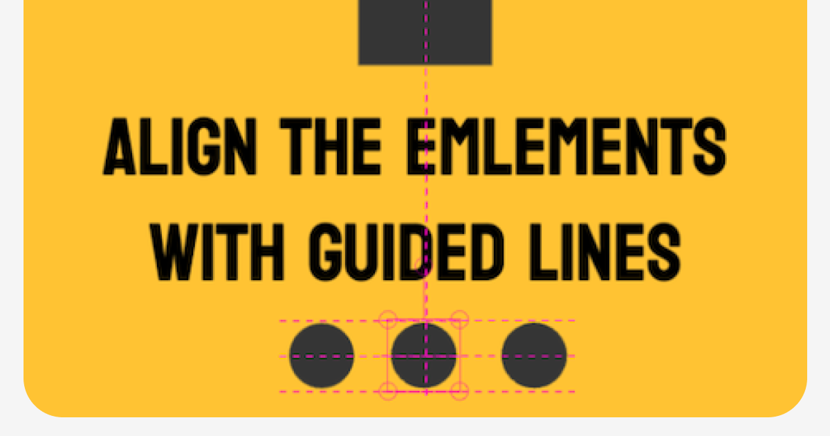 Precise Element Alignment with Guided Lines