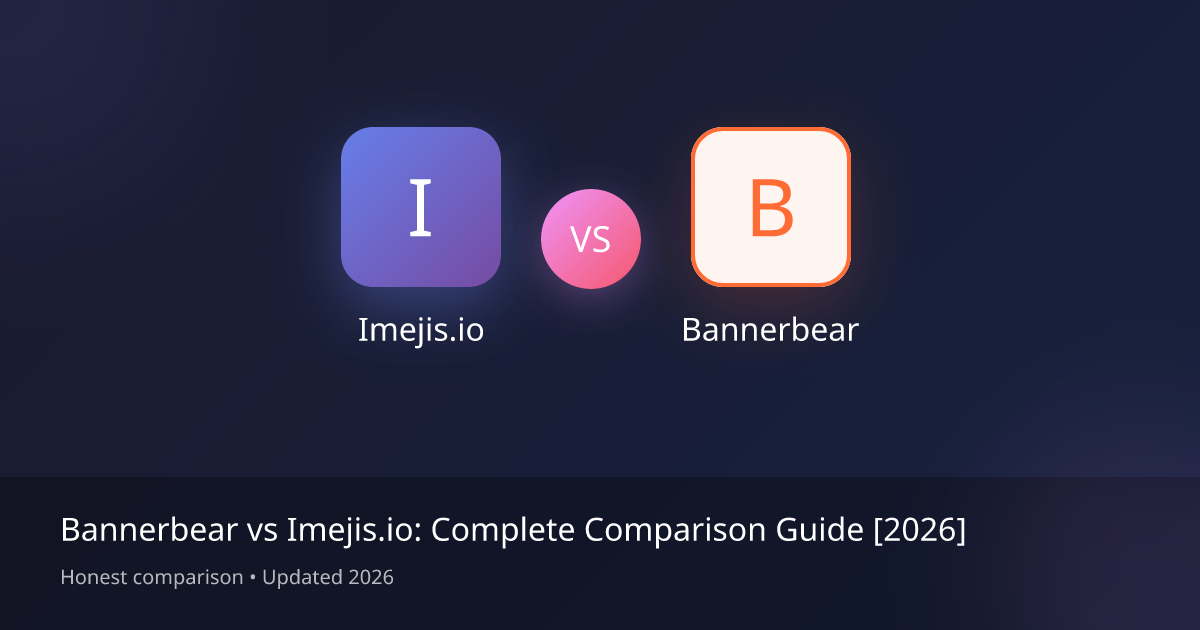 Bannerbear vs Imejis.io: Complete Comparison Guide [2026]