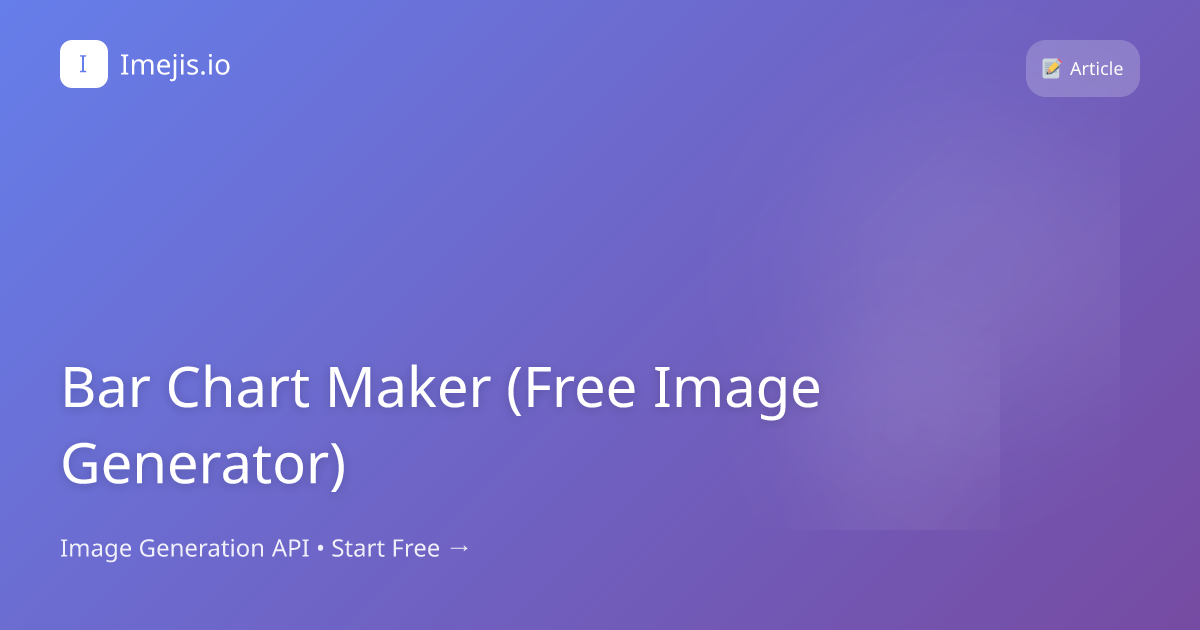 Bar Chart Maker (Free Image Generator)