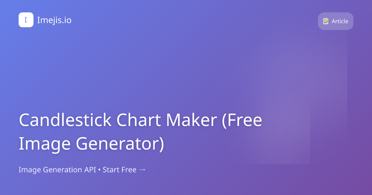 Candlestick Chart Maker (Free Image Generator)