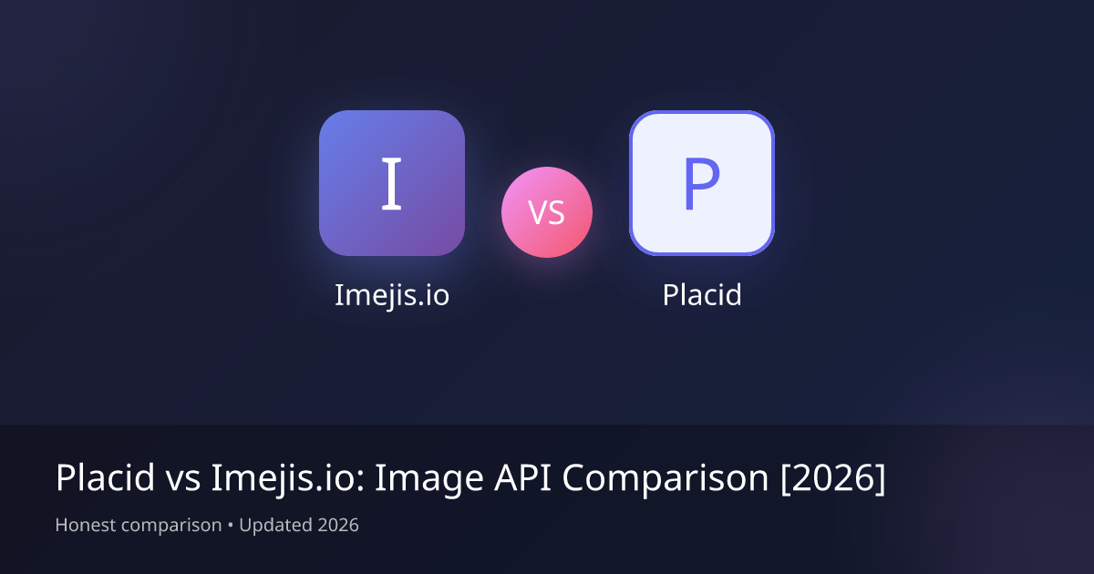 Placid vs Imejis.io: Image API Comparison [2026]