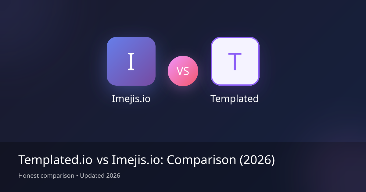 Templated.io vs Imejis.io: Comparison (2026)