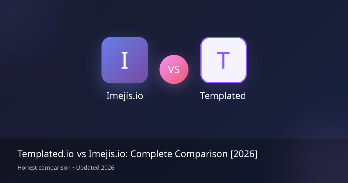 Templated.io vs Imejis.io: Complete Comparison [2026]