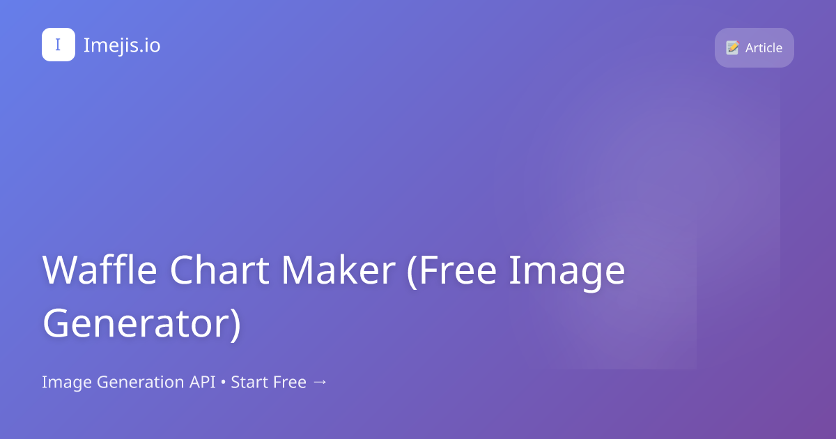 Waffle Chart Maker (Free Image Generator)