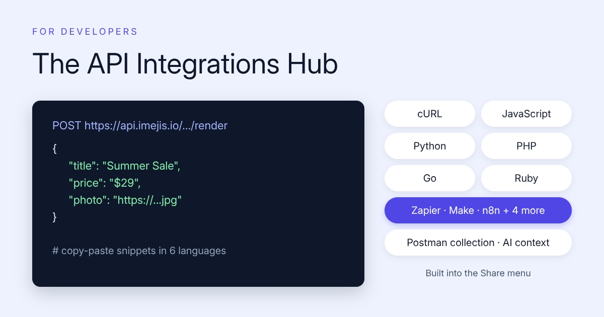 API Integrations Hub - From Design to Working Code