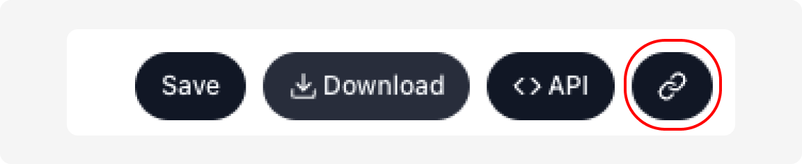 Image showing a public link button