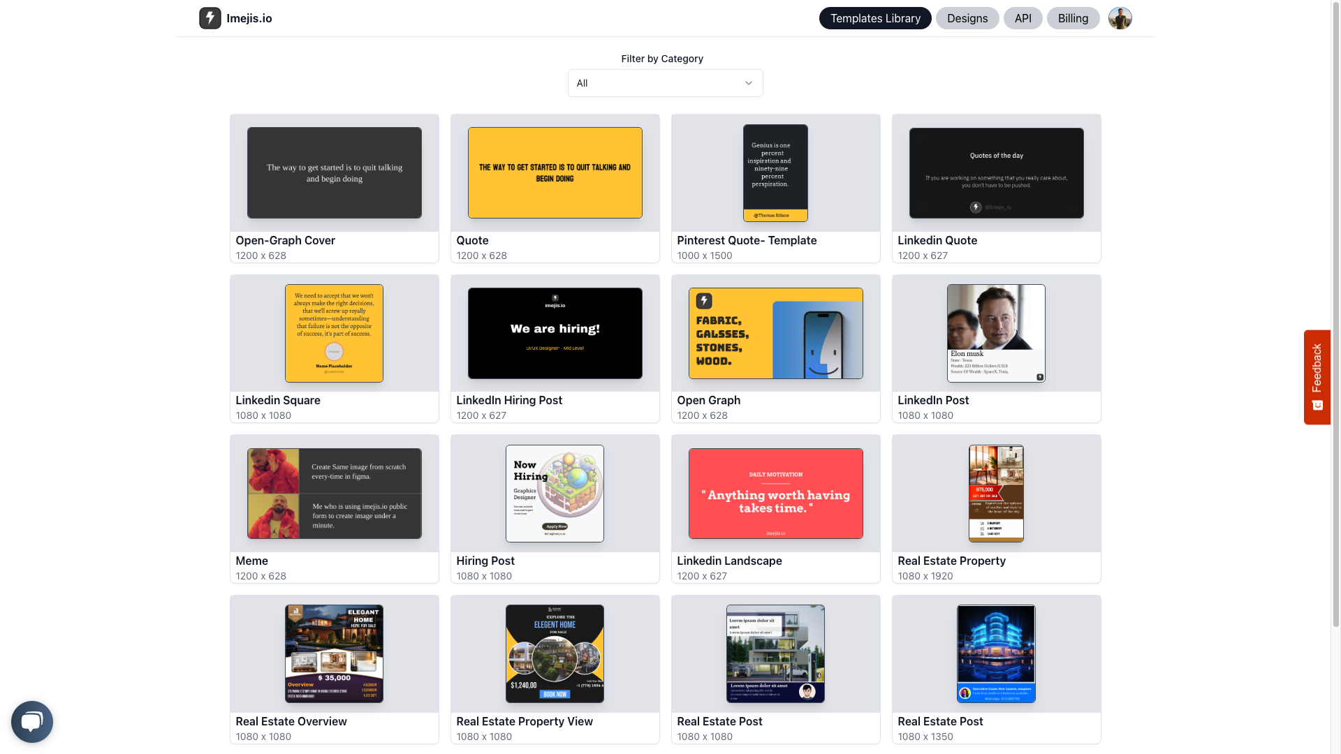 Copy Design from Existing Design Templates