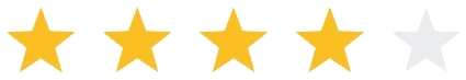 Four and a half star rating