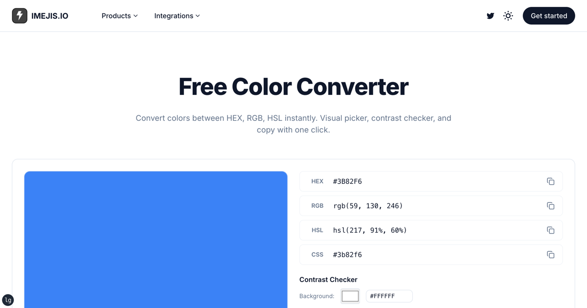 Free Color Converter