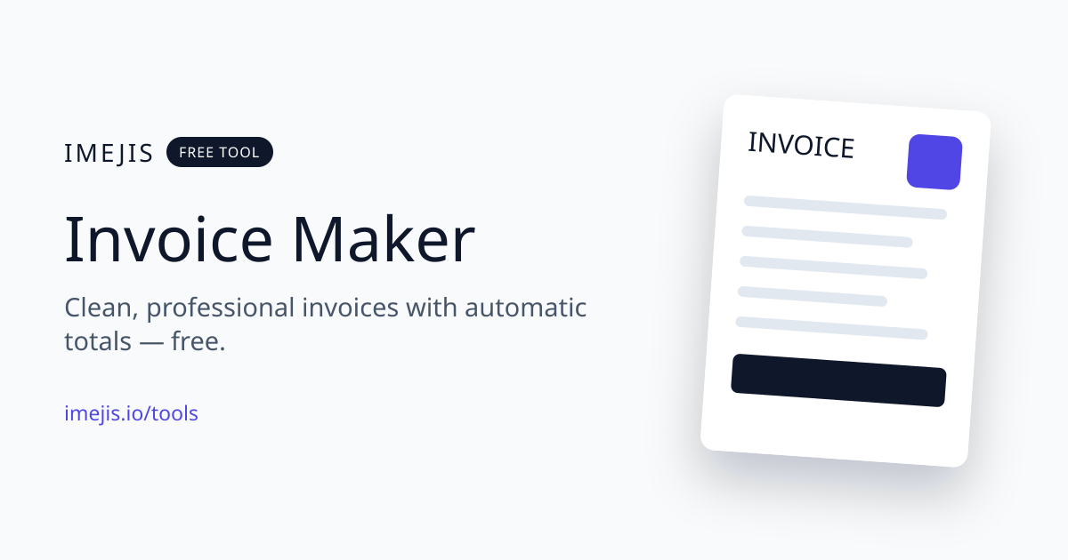 Free Invoice Maker