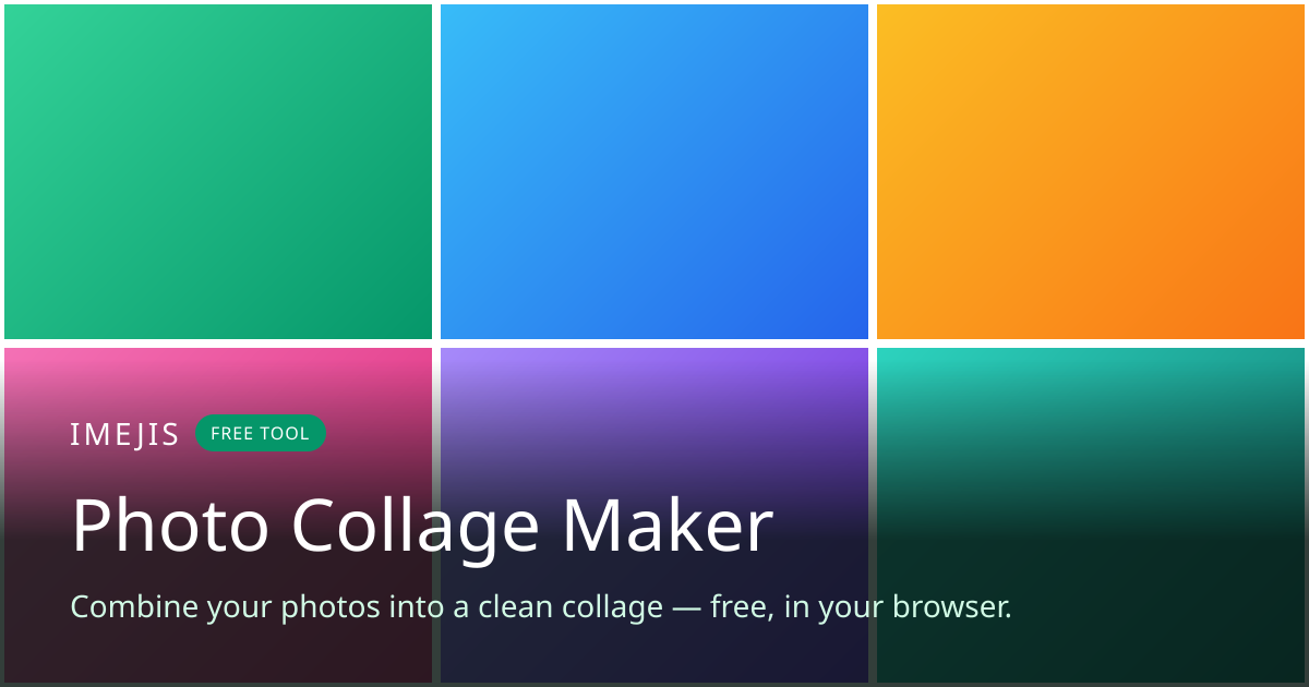 Free Photo Collage Maker