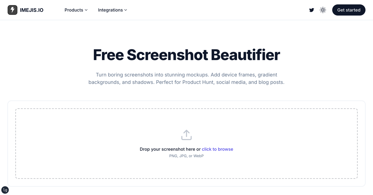 Free Screenshot Beautifier