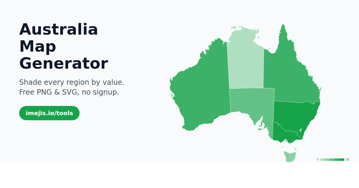 Australia Map Generator