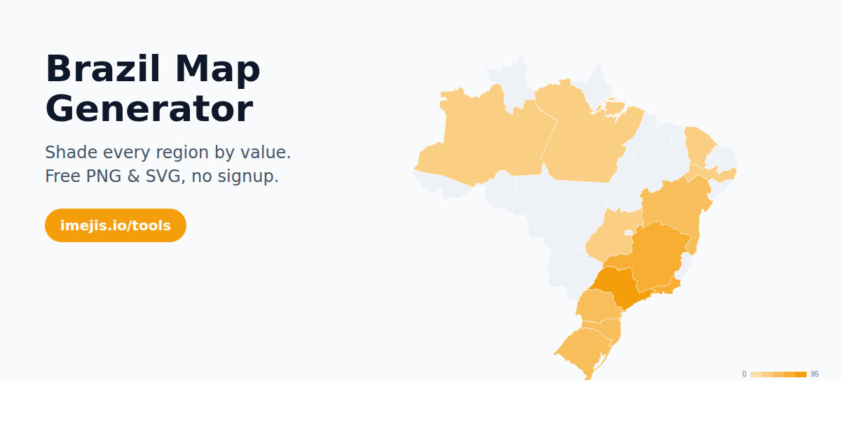 Brazil Map Generator