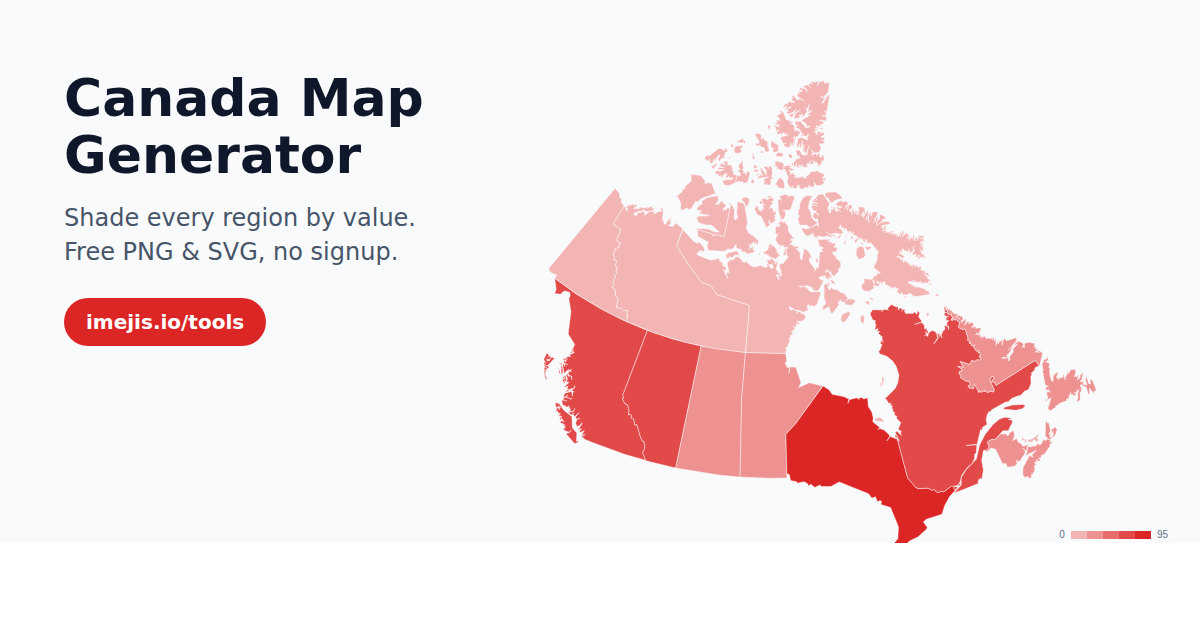 Canada Map Generator