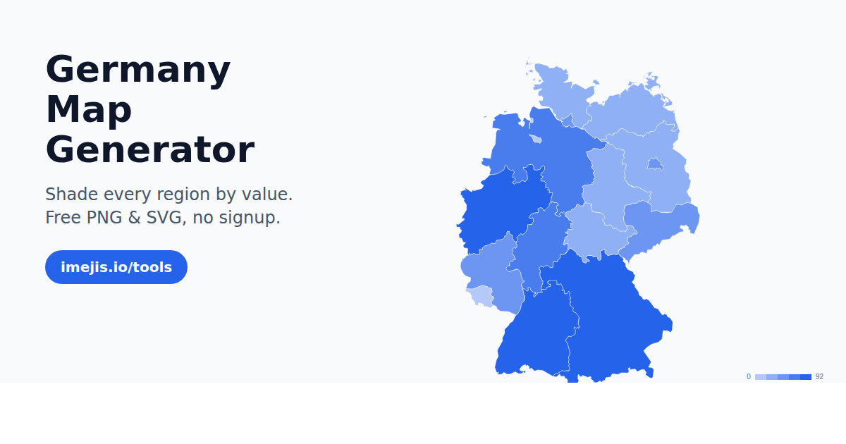 Germany Map Generator