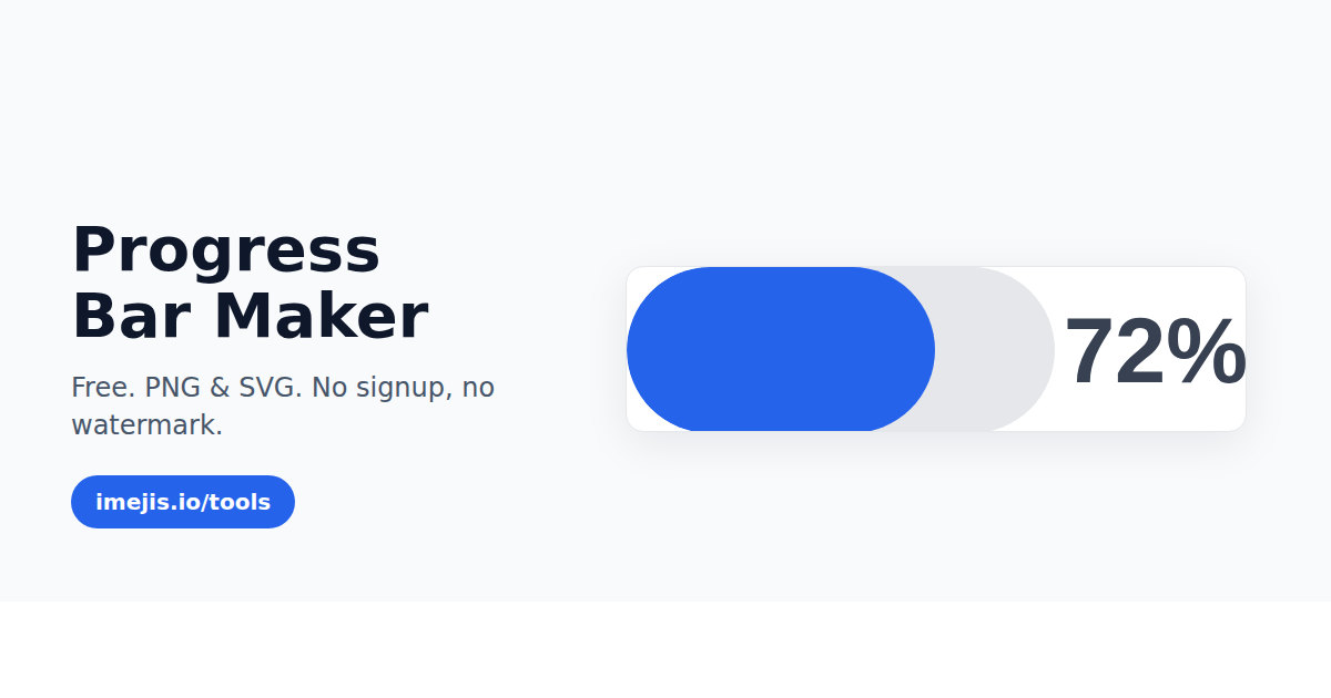Progress Bar Maker